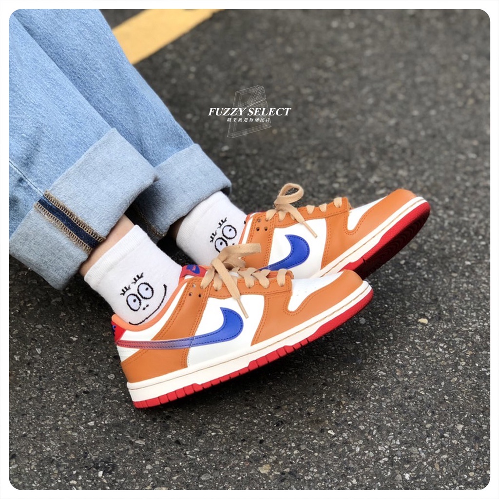 逢甲FUZZY】Nike Dunk Low GS Orange Blue 芬達橘子汽水白橙藍DH9765