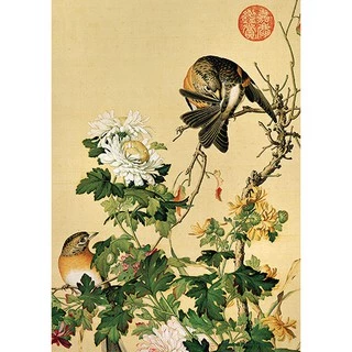 書法有人贈送 古書冊 郎世寧雍正行樂図 絹本 皮封面 文房聖品 苏州图书馆