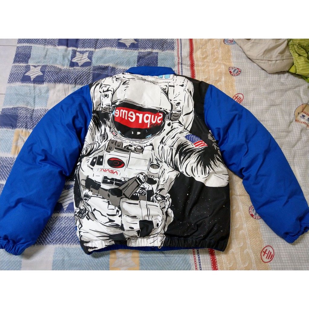 Supreme Astronaut Puffy Jacket (藍色太空人羽絨外套全新M號) 降價