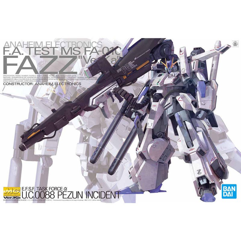 玩日藏預購10月萬代BANDAI 組裝模型MG 1/100 FAZZ Ver.Ka 卡版全