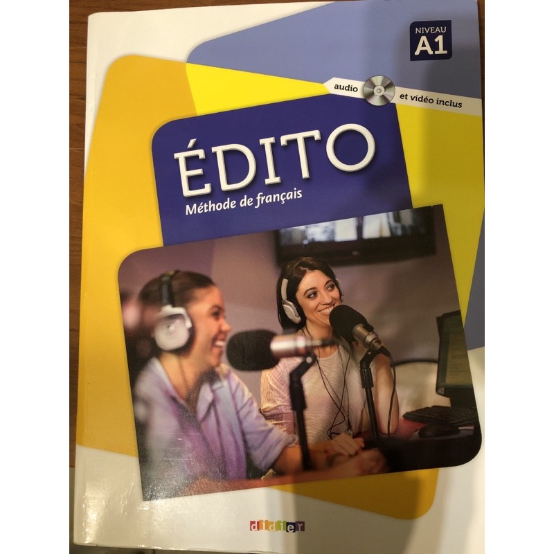 ÉDITO A1 法文課本 初級(含CD) | 蝦皮購物