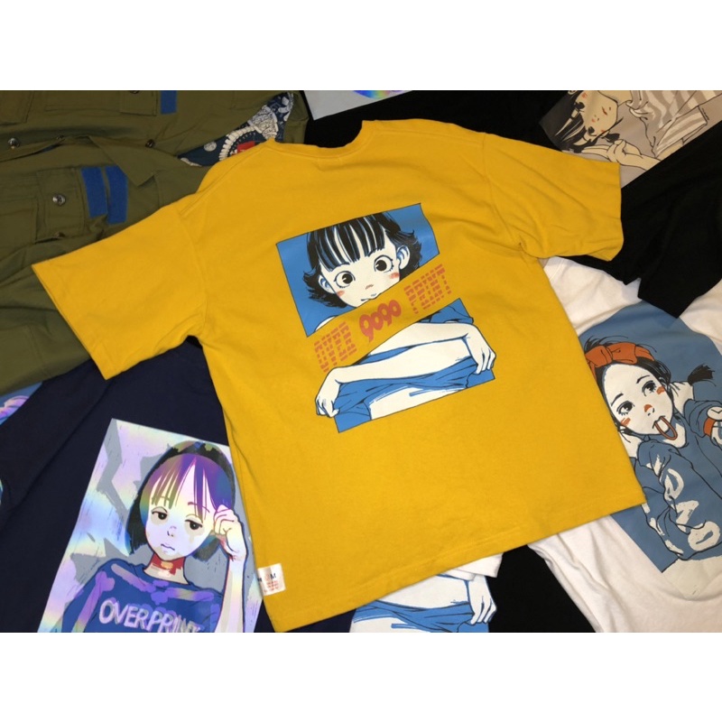 9090 × overprint POP ART Tee Limited ブルー 9090 × overprint POP ART Tee Limited ブルー（9090 OG Logo