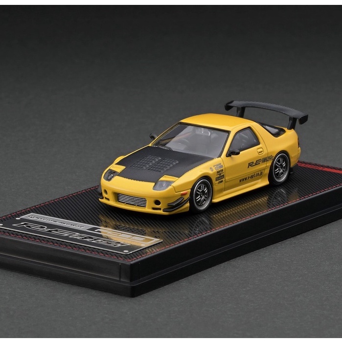 模例】ignition model 1/64 Mazda RX-7 (FC3S) RE雨宮黃色IG2494