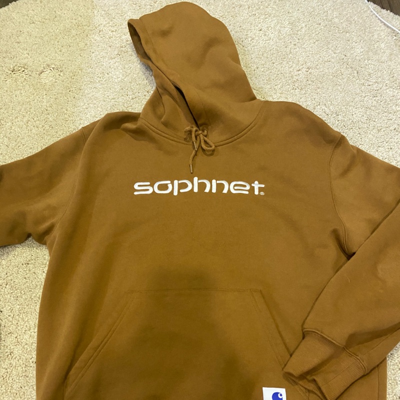 Carhartt WIP x SOPHNET. SOPH 20 Hooded Sweatshirt 聯名帽T 土色