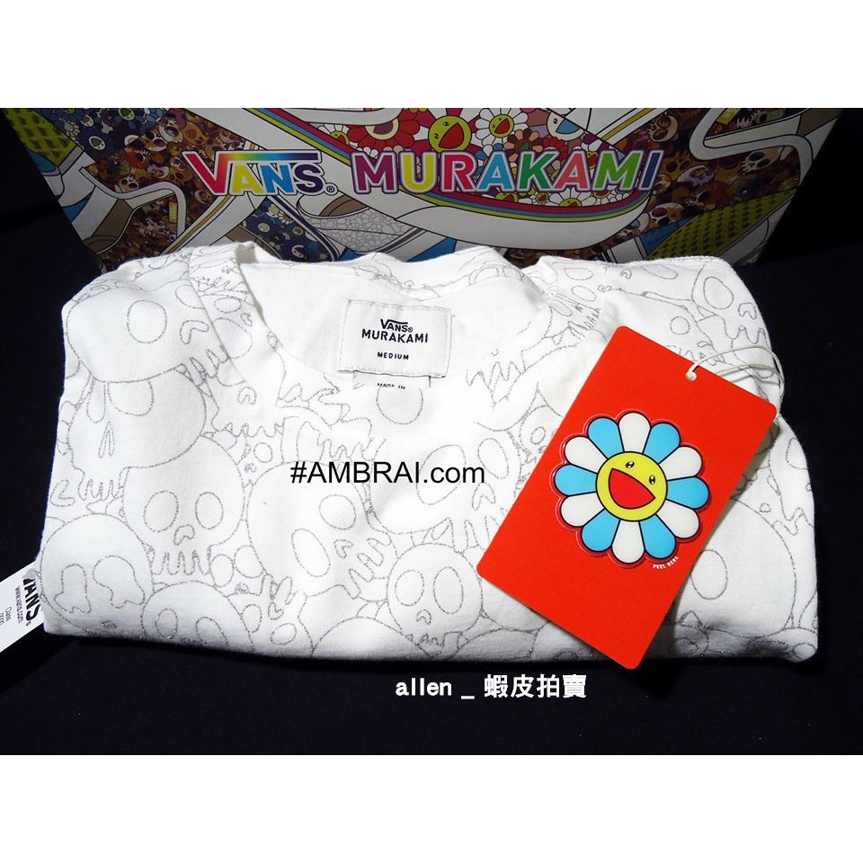 お手頃価格 vans 村上隆 新品 コラボ takashi murakami 白 スカル tee