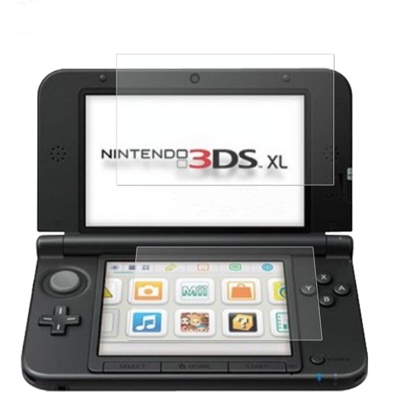 任天堂新3DS XL LL 3DSXL 3DSLL 3 DS UP + Down 屏幕保護膜遊戲機保護