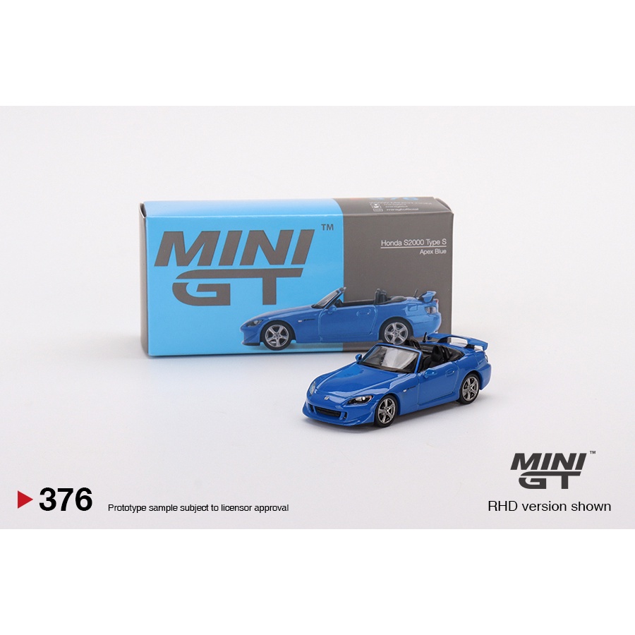 Mini GT 1:64 Honda S2000 (AP2) Type S Apex Blue #376 海外 即決-