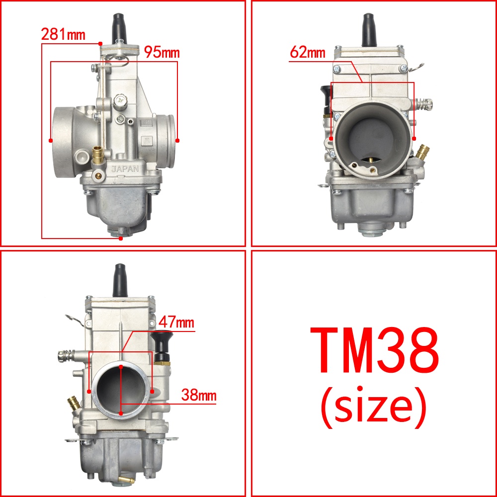 TM38 TM38-85 TM38-86 TM系列汽車化油器適用於MIKUNI HONDA汽車化油器 | 蝦皮購物