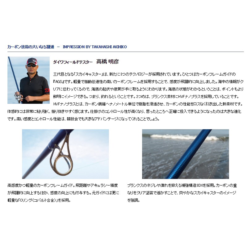 中壢紅海釣具《DAIWA》投竿SKYCASTER AGS 35号-405?V | 蝦皮購物