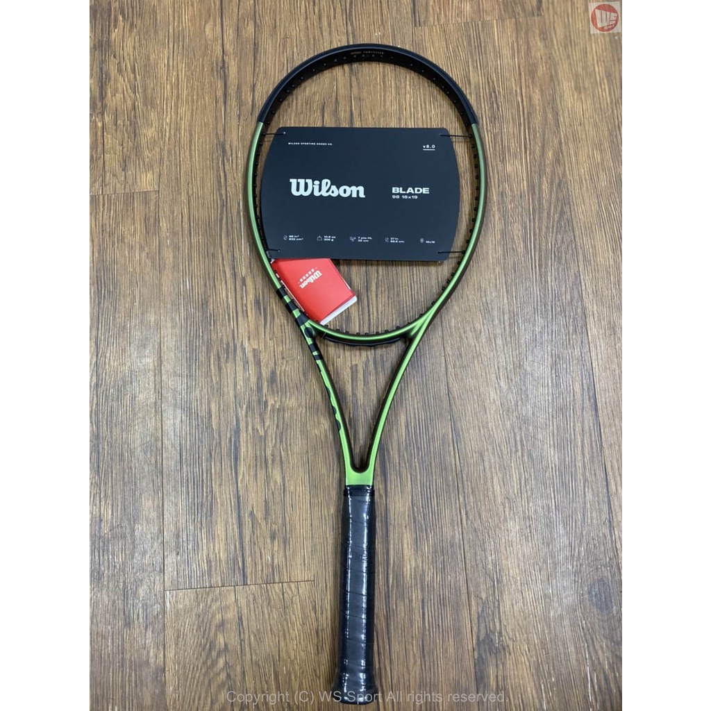 威盛國際】WILSON Blade 98 16X19 V8 網球拍(305g) Emma / Minaur使用