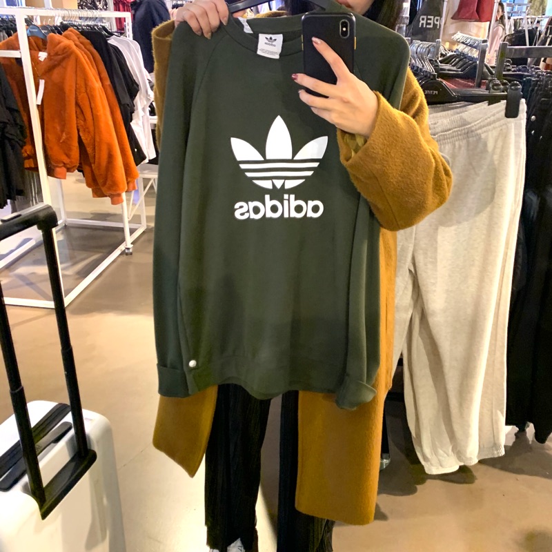 Topshop adidas long hot sale sleeve top