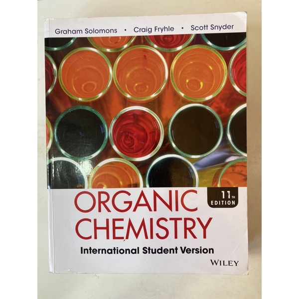 全新Organic Chemistry by Graham Solomons 11th Edition 有機化學 | 蝦皮購物