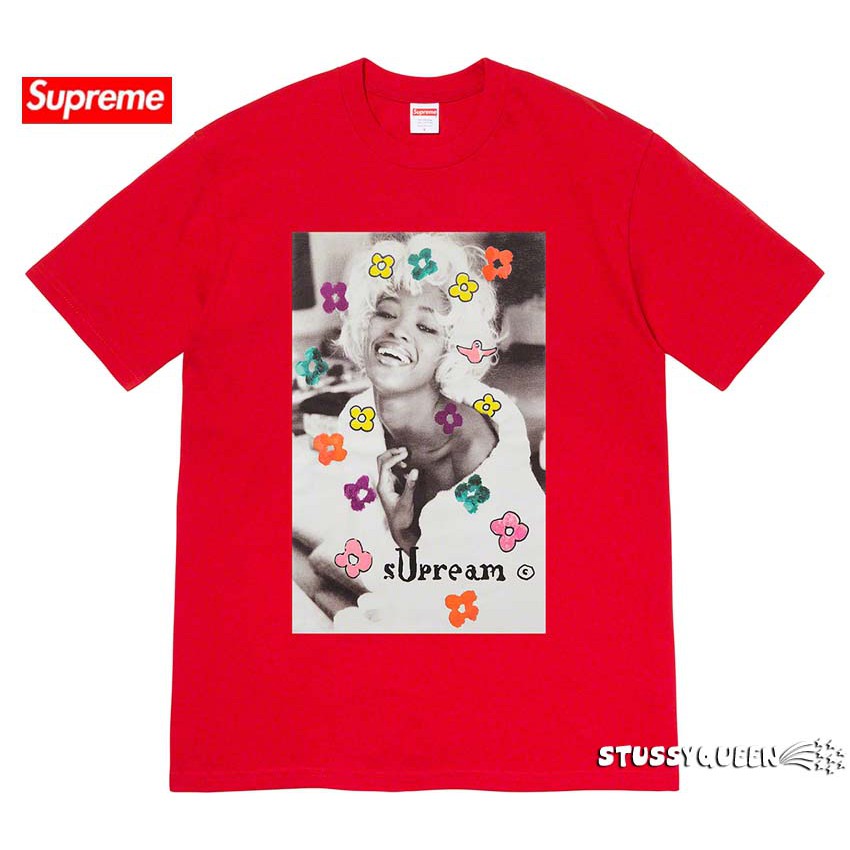 全新正品2020 SS 春夏現貨Supreme Naomi Tee 首發人物照片T 紅色XL