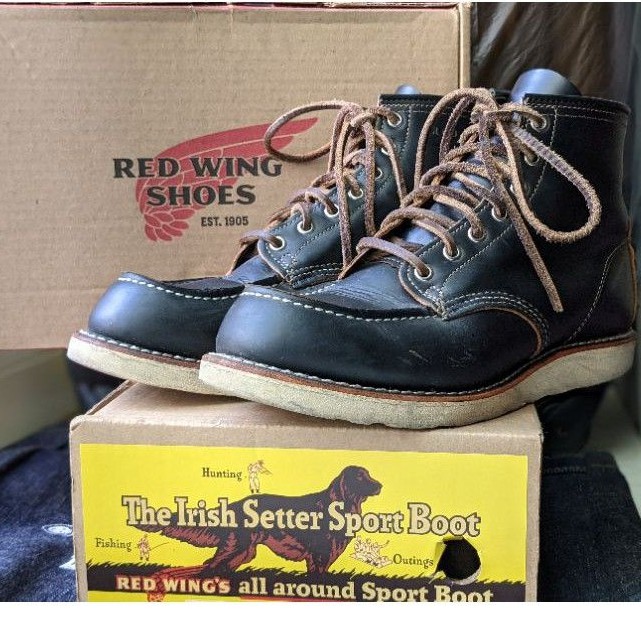 red wing 9874 茶芯犬標方頭靴 irish setter 日本限定