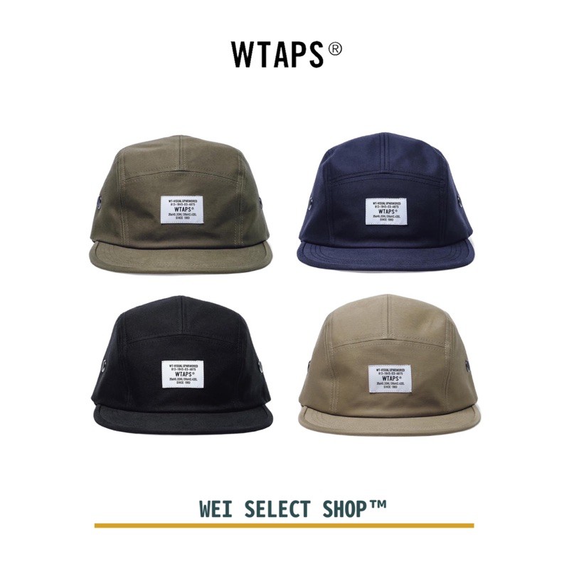 WEI】WTAPS 21SS T-5 01 / CAP / COTTON. SATIN 五分割帽帽子🧢 工裝