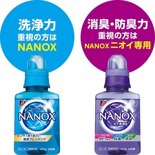 現貨日本境內版NANOX 獅王奈米樂超濃縮抗臭抑菌超濃縮洗衣精無螢光劑奈