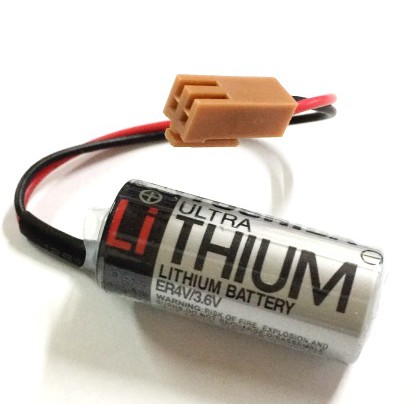 ER4V 3.6V 帶 2P棕色接頭 TOSHIBA 不可充電PLC鋰電池 (含稅)【佑齊企業 iCmore】 | 蝦皮購物