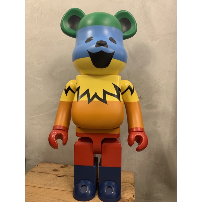 BE@RBRICK x GRATEFUL DEAD DANCING BEAR RAINBOW 彩虹跳舞1000