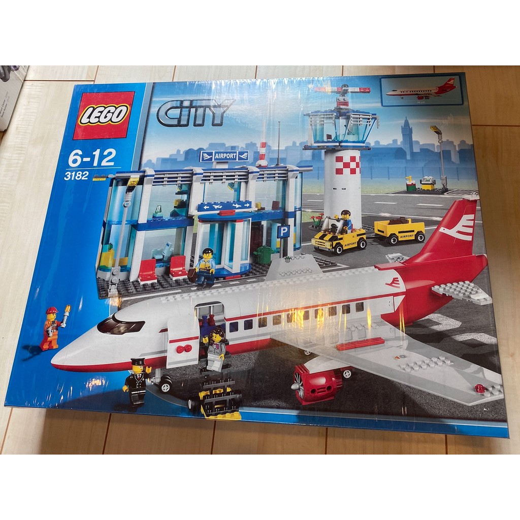 免運 LEGO樂高 城市系列 CITY AIRPORT 3182 飛機場 (絕版,膠模保存)