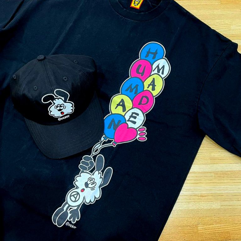 帽子 HUMAN MADE VERDY VICK CAP BLACK Human Made x Verdy Vick 6 Panel Twil Cap Black - SS22 - US