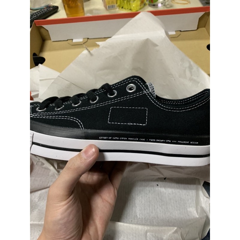 CONVERSE X 7 MONCLER FRAGMENT CHUCK 70 BLACK