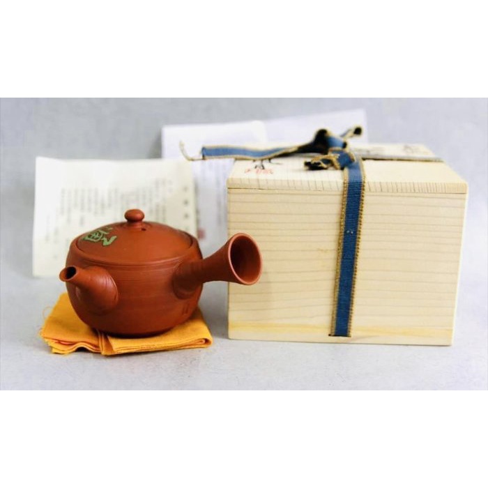 村越風月＊常滑焼＊朱泥茶注＊陶芸品＊急須