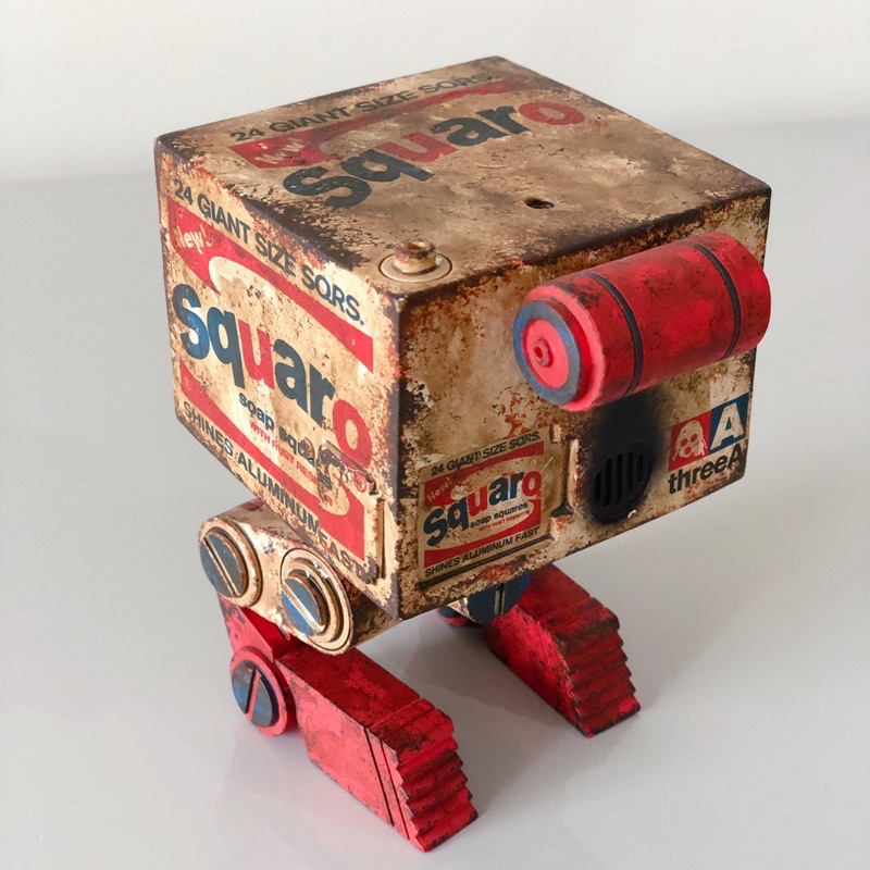 經典收藏THREEA Ashley Wood WWR Andy The MK2 Square Squaro