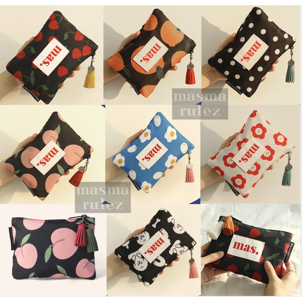 好心情日韓正品 雜貨『韓國 Masmarulez』Basic pouch 系列~收納包化妝小包 | 蝦皮購物