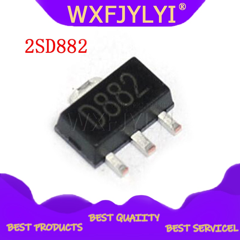20PCS 2SD882 SOT89 D882 SOT SMD 全新和 IC | 蝦皮購物