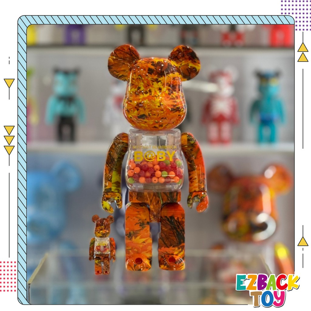 【Ezback 藝立倍】Be@rbrick 500% MY FIRST B@ BY AUTUMN LEAVES 千秋楓葉