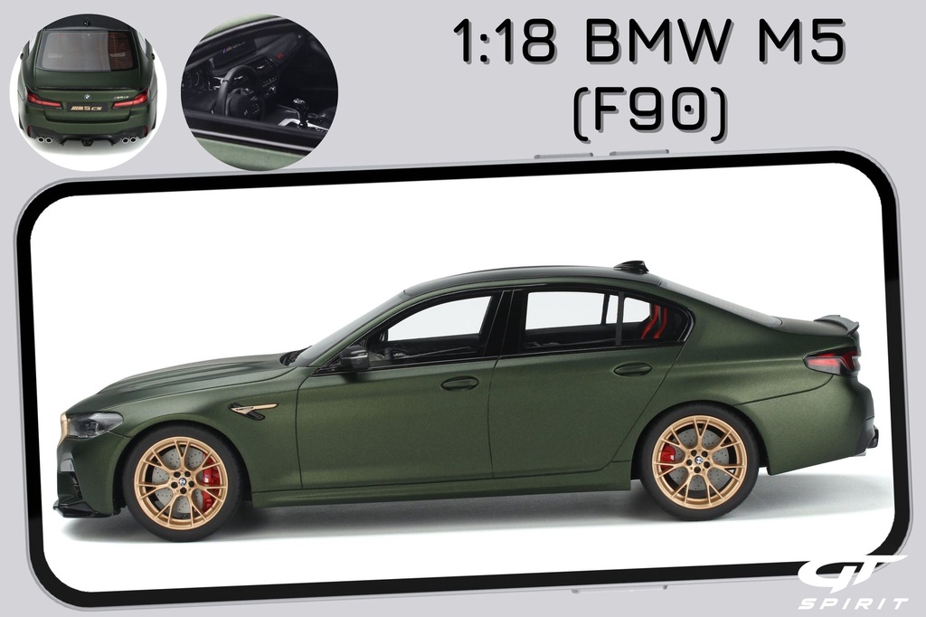 模例】GT Spirit 1/18 BMW M5 CS (F90) 消光綠GT372 | 蝦皮購物 模例】GT Spirit 1/18 BMW M5 CS (F90) 消光綠GT372 | 蝦皮購物