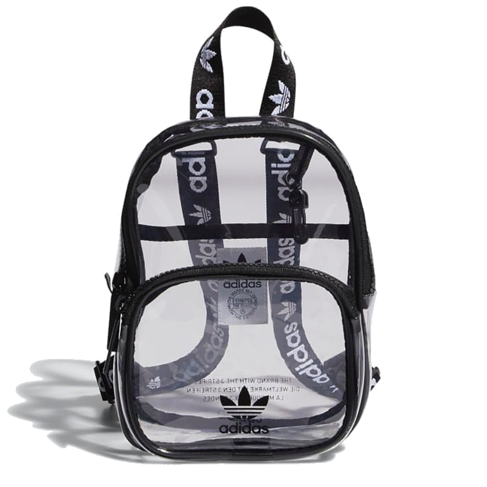 Adidas mini backpack on sale clear