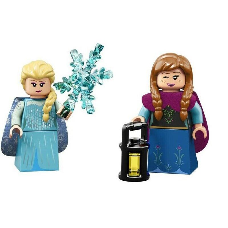 合售【積木2010】樂高 LEGO 71024 冰雪奇緣 艾紗 Elsa + 安娜 全新未拆袋 迪士尼人偶包 9+1 | 蝦皮購物