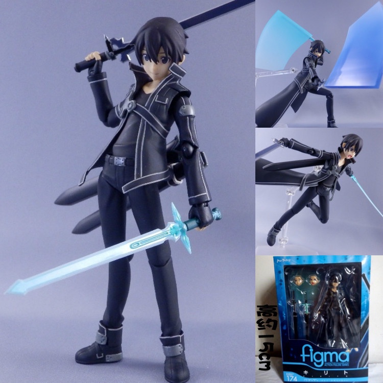 清倉【figma】174 * SAO 刀劍神域桐人桐谷和人亞絲娜178超可動手