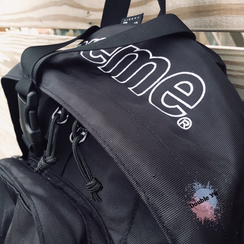 SUPREME FW 19 BACKPACK 47TH 後背包黑色經典日本開季購入現貨在台正品