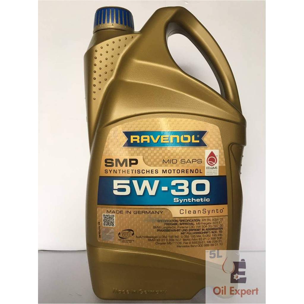 油品家 》Ravenol SMP 5w30 1公升5公升 合成機油(含稅附發票) | 蝦皮購物