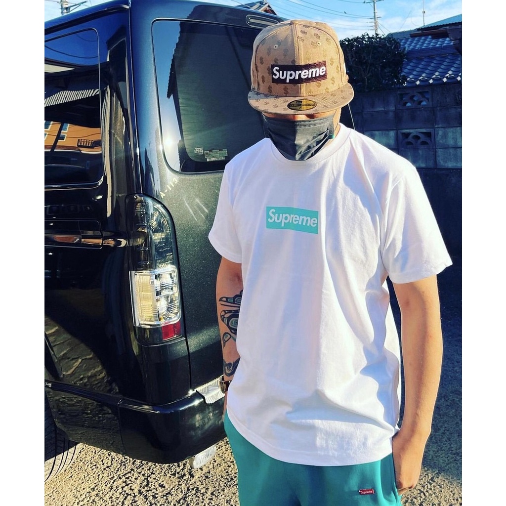 全新限量免運Supreme Tiffany & Co. Box Logo Tee 聯名藍蒂芙尼