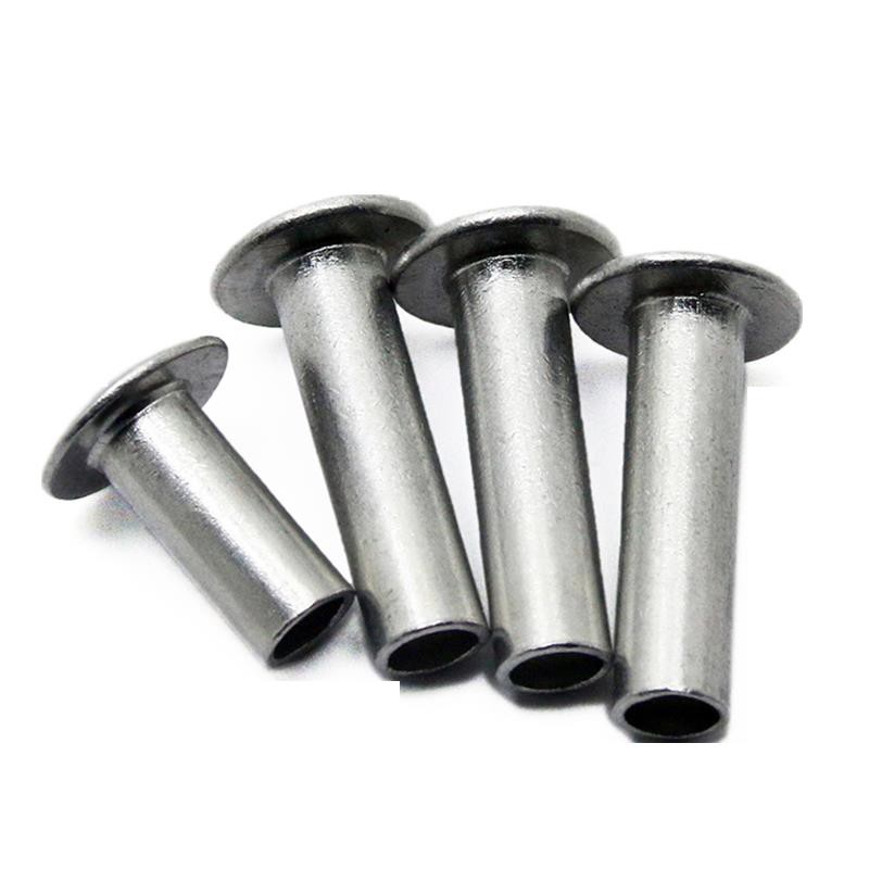 ★ASM5M6大扁頭半空心鉚釘鋁 GB873半圓頭鉚釘鉚接釘鋁鉚釘6/8/10-30 | 蝦皮購物