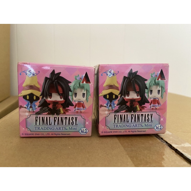 保留中勿下單絕版final fantasy 太空戰士盒玩trading arts mini 30th