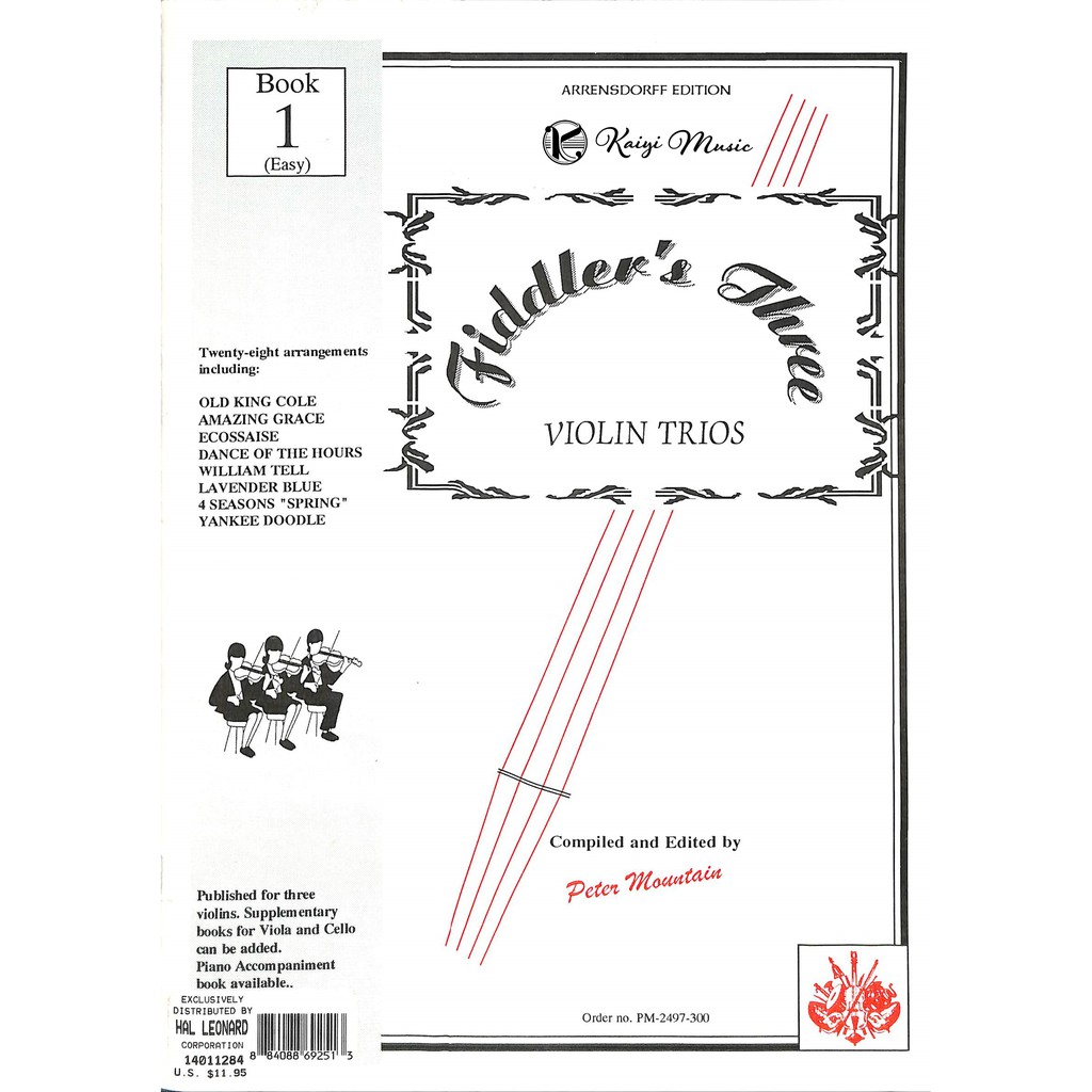 【凱翊︱HL】Fiddler's three violin trios book 1(easy) | 蝦皮購物
