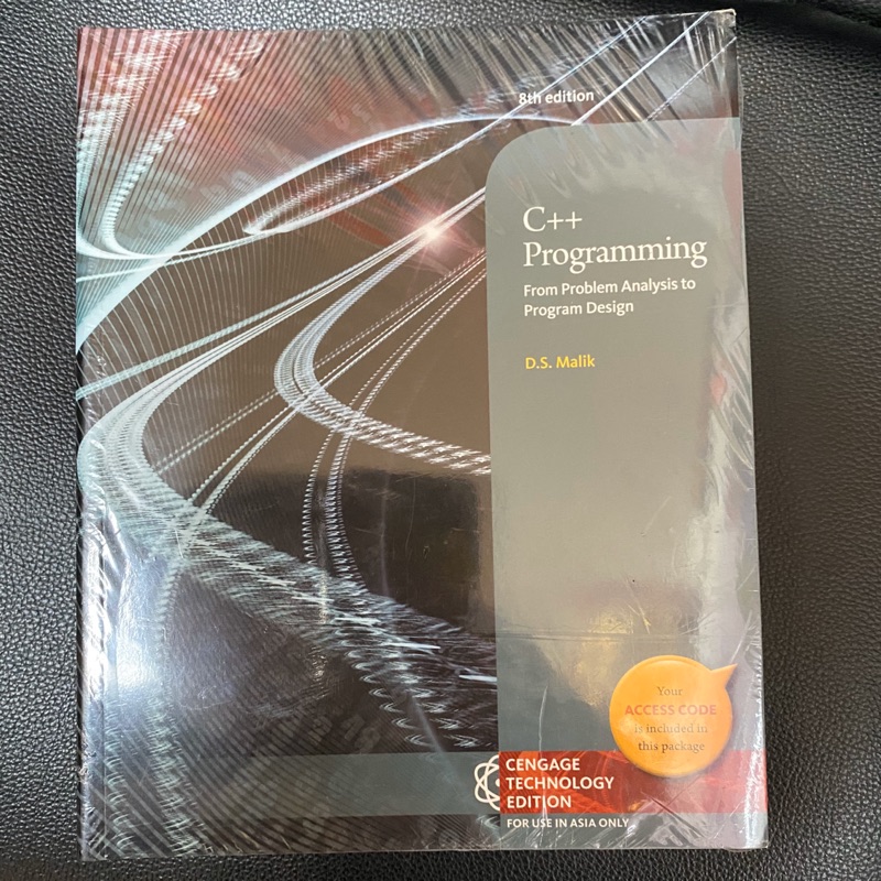 【全新未拆封】C++ Programming by D.S. Malik | 蝦皮購物