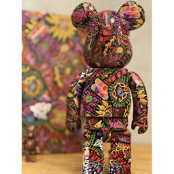 BE@RBRICK 400%+100% Psychedelic Paisley （X-Japan Hide） | 蝦皮購物