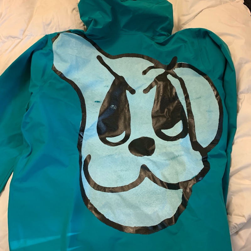 Supreme FW18 Dog Taped Seam Jacket 綠 M 狗 塗鴉 蝦皮購物