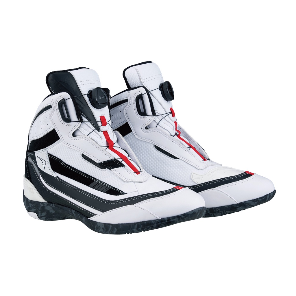 KUSHITANI K-4568 BLOCK FLOW SHOES 防風短版車靴休閒款寬楦頭| 蝦皮購物