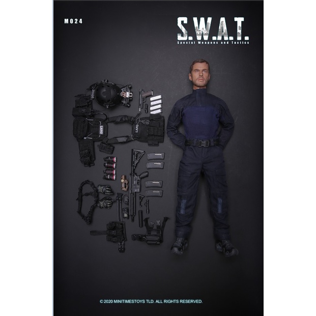 MINITIMES 1/6 M024 美國SWAT 特種部隊| 蝦皮購物