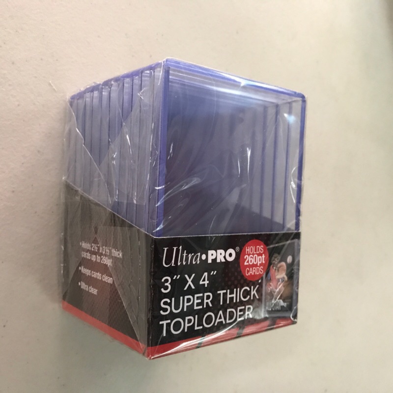 《67》卡夾 Ultra pro 260pt 厚卡 塑膠卡夾（單張）適用 厚卡 球員卡 球衣卡 簽名卡 | 蝦皮購物