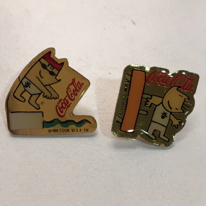 紀念徽章胸針—pin - 可口可樂紀念徽章兩枚 | 蝦皮購物
