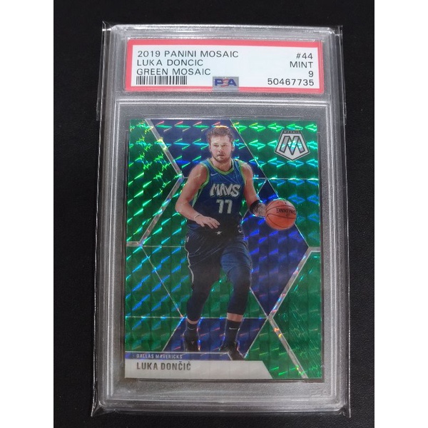 鑑定卡綠亮2019-20 Panini Green Mosaic #44 Luka Doncic PSA 9 | 蝦皮購物