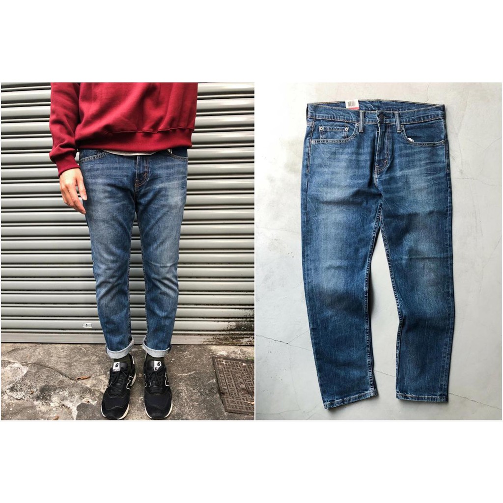 *Kurbis Store* 美版 LEVIS 502 經典藍刷色 上寬下窄 牛仔褲 taper 誌上主打款