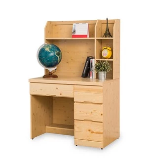 AHouse實木松木3.2尺書架型書桌 寬98公分 免運費免組裝